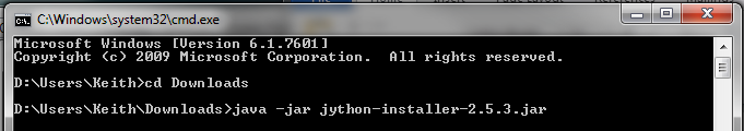Installing Jython