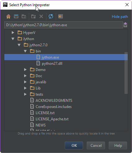 Select Python Interpreter